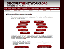 Tablet Screenshot of discoverthenetworks.com